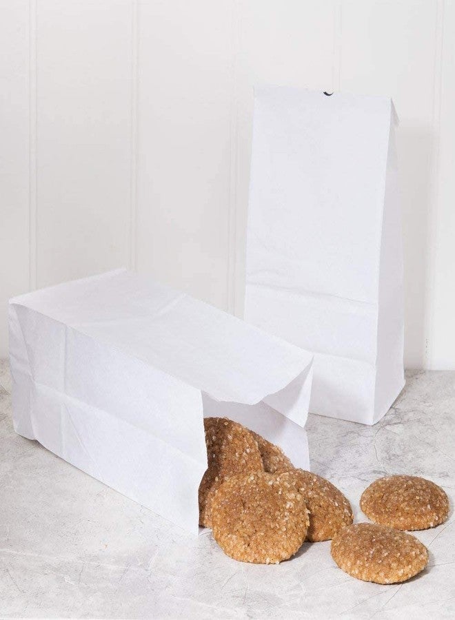 Perfect Stix 6lb White Paper Lunch Bags - Pack of 125ct. White Paper Bags.Craft Bags, Lunch Bags,Snack Bags. 6" x 3.5 "x 11.5". - Image 2